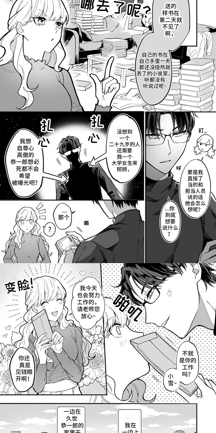 官能小说家剧场版免费观看漫画,第1章：助手与小说家3图