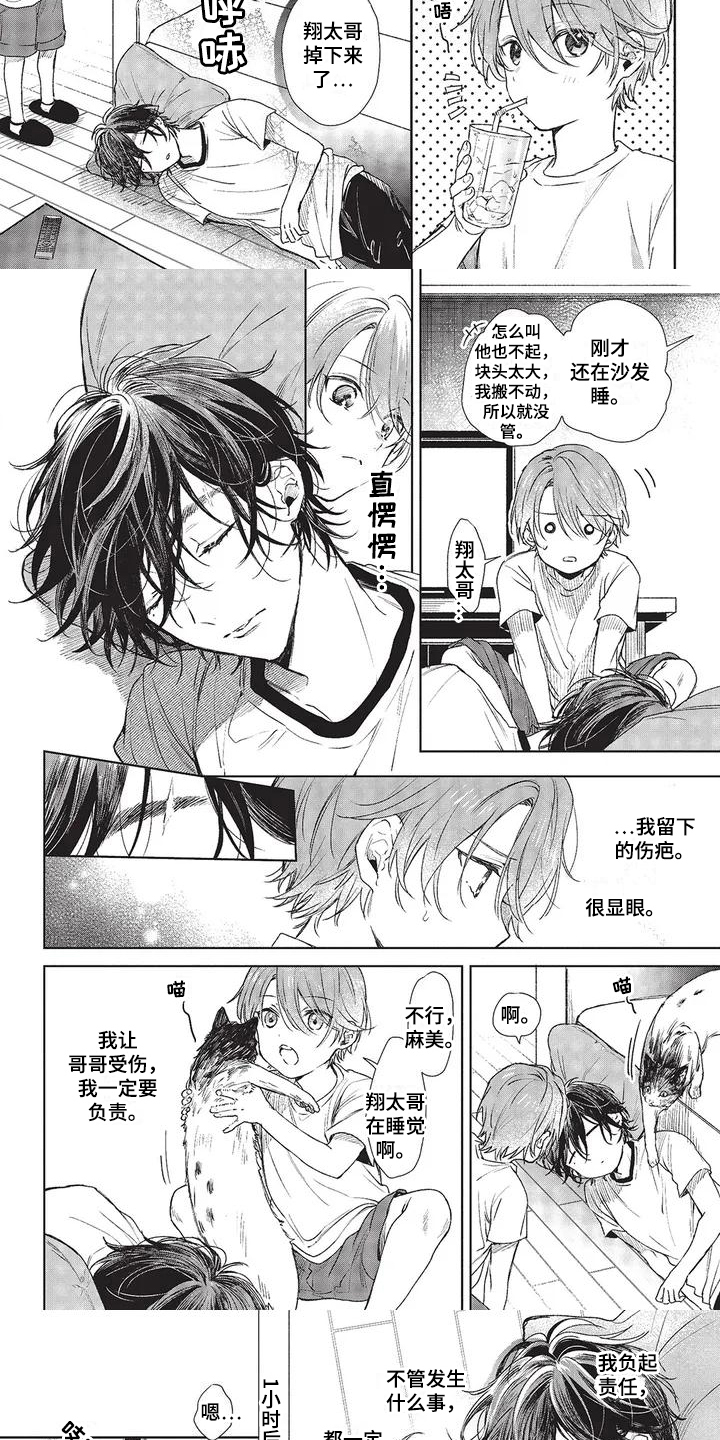 兄弟俩温馨的时光漫画,第1章：翔太哥5图
