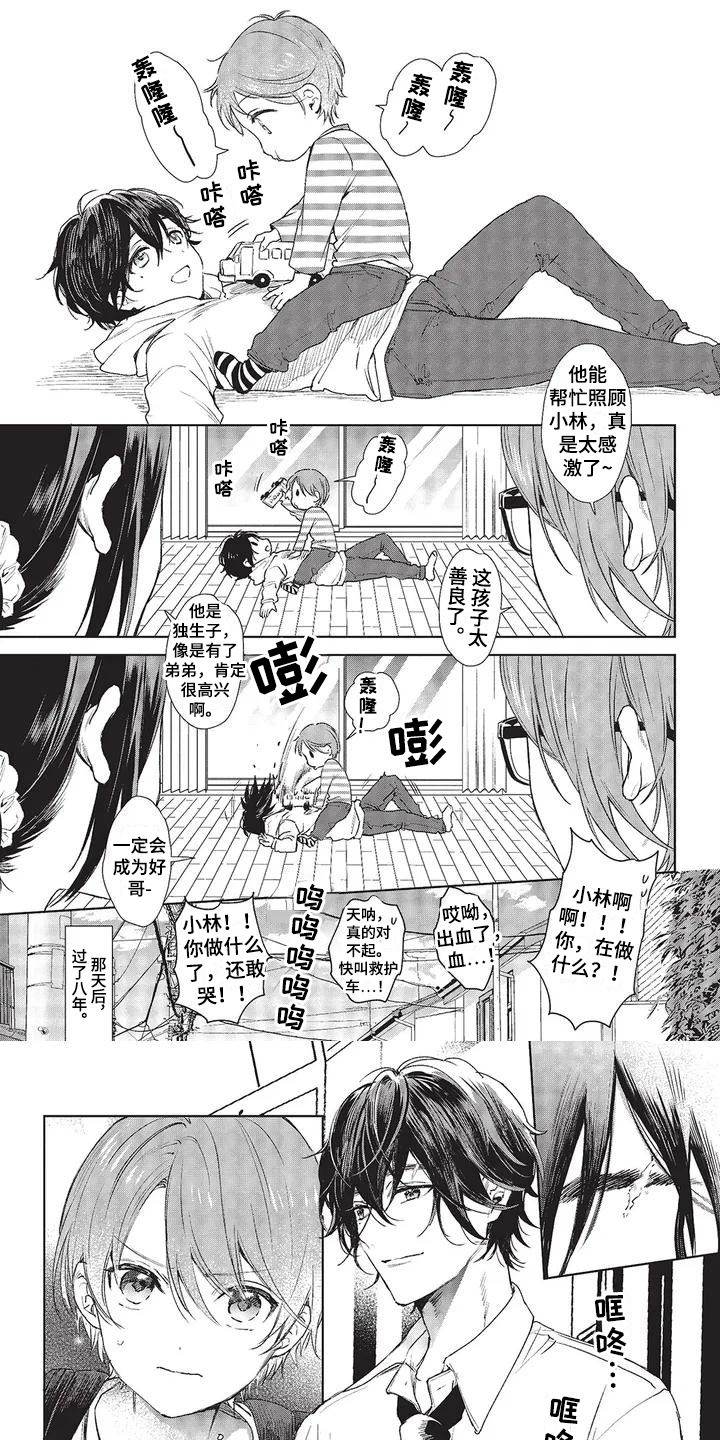 兄弟俩温馨的时光漫画,第1章：翔太哥1图
