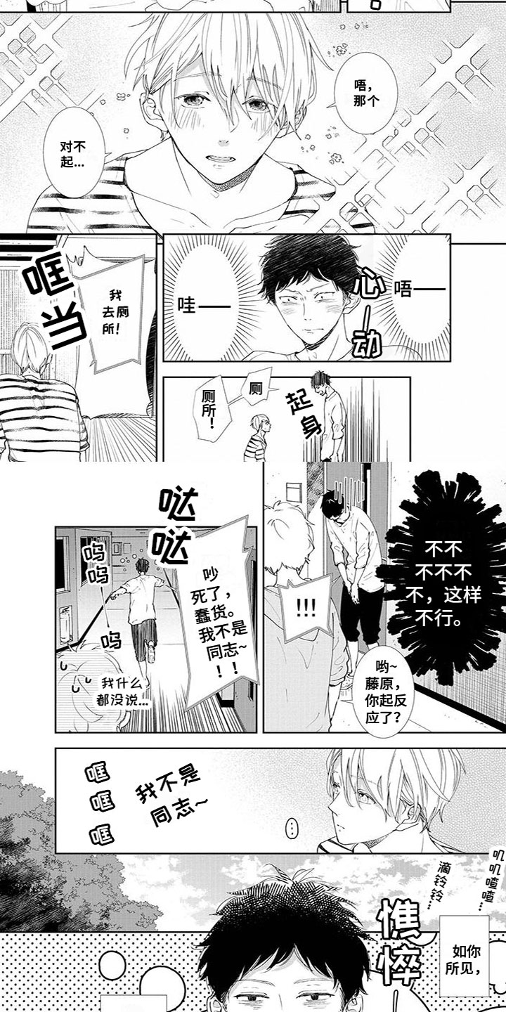 双向暗恋小明漫画,第1章：不是同志2图