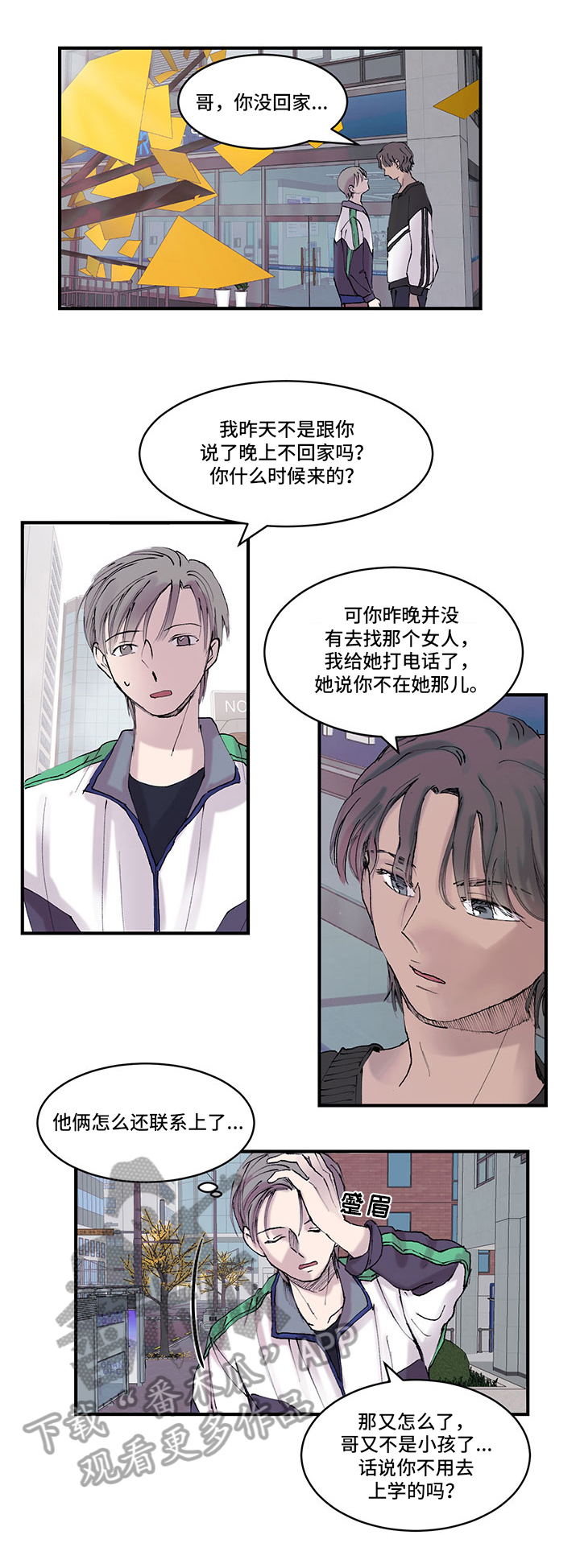 兄弟情义漫画,第19章：争执2图