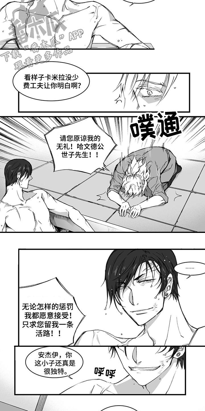 落魄王女漫画漫画,第5章：道歉2图