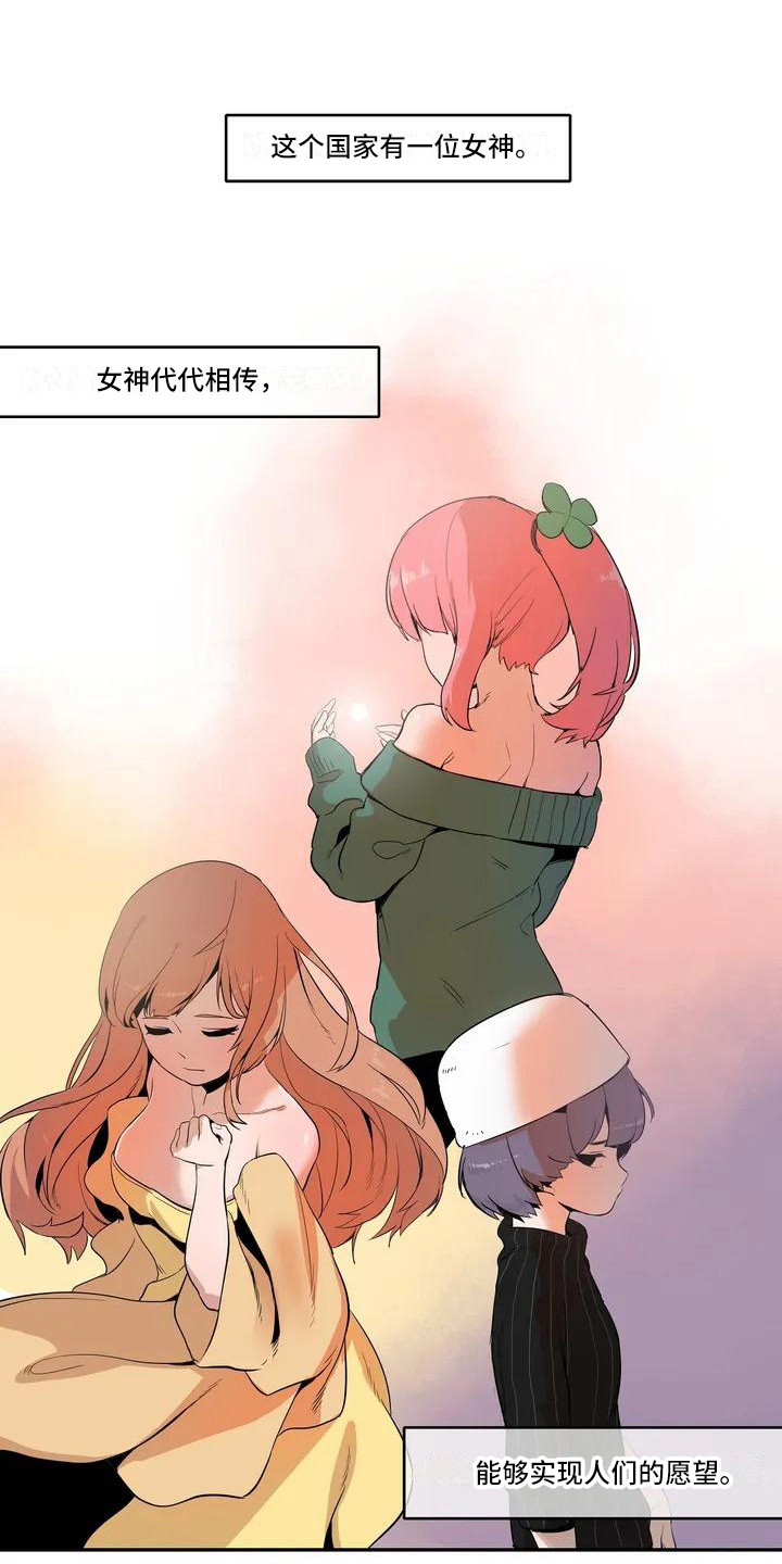 穿越异世界神女许愿漫画,第1章：女神1图