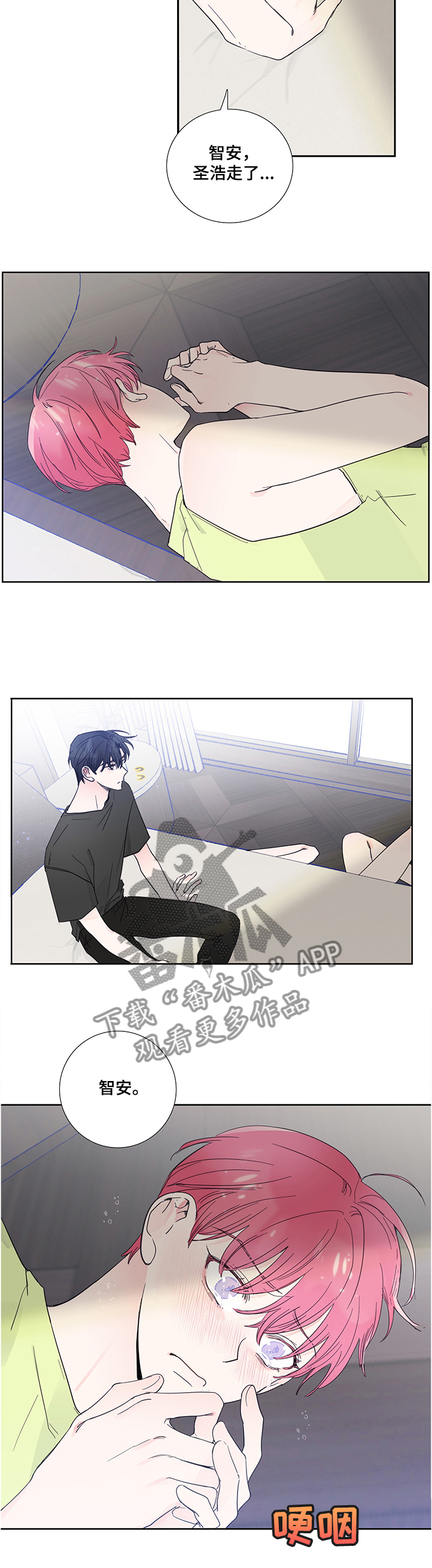 偶像活动最新的消息漫画,第60章：伤心的智安3图