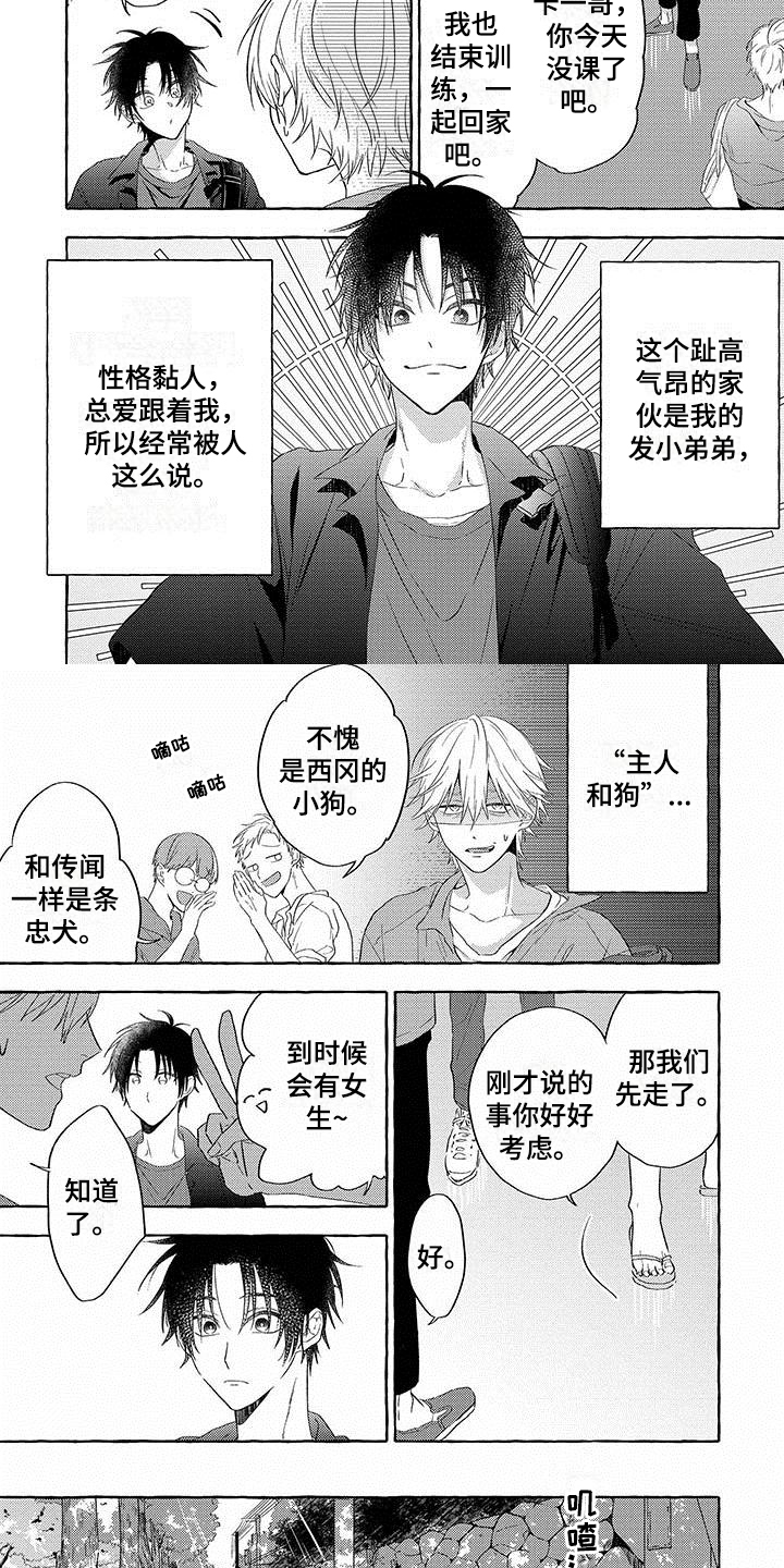 主人和狗狗衣服同款漫画,第1章：表白2图