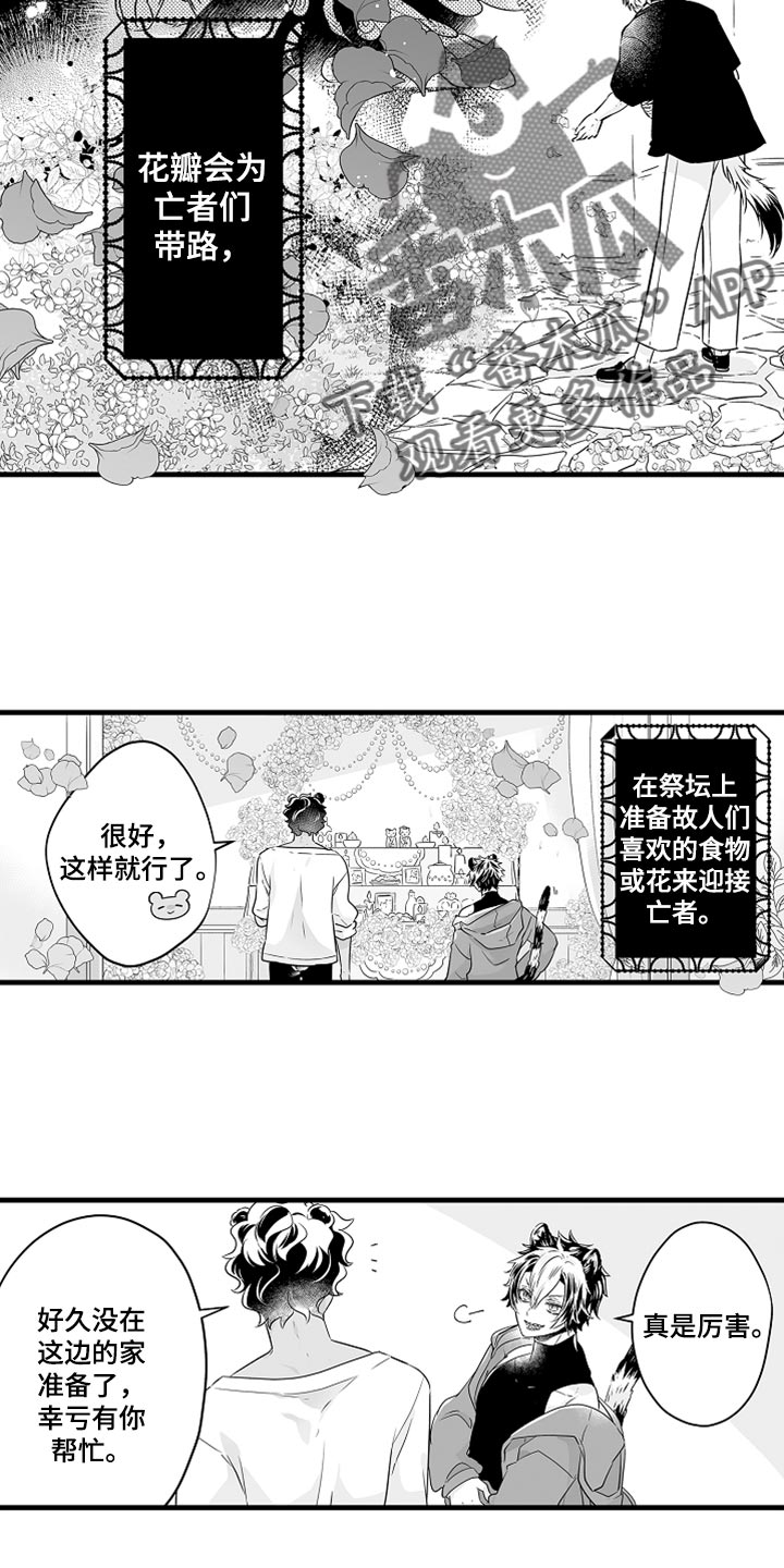 森林中的熊先生被百般疼爱漫画,第34章：亡者日2图