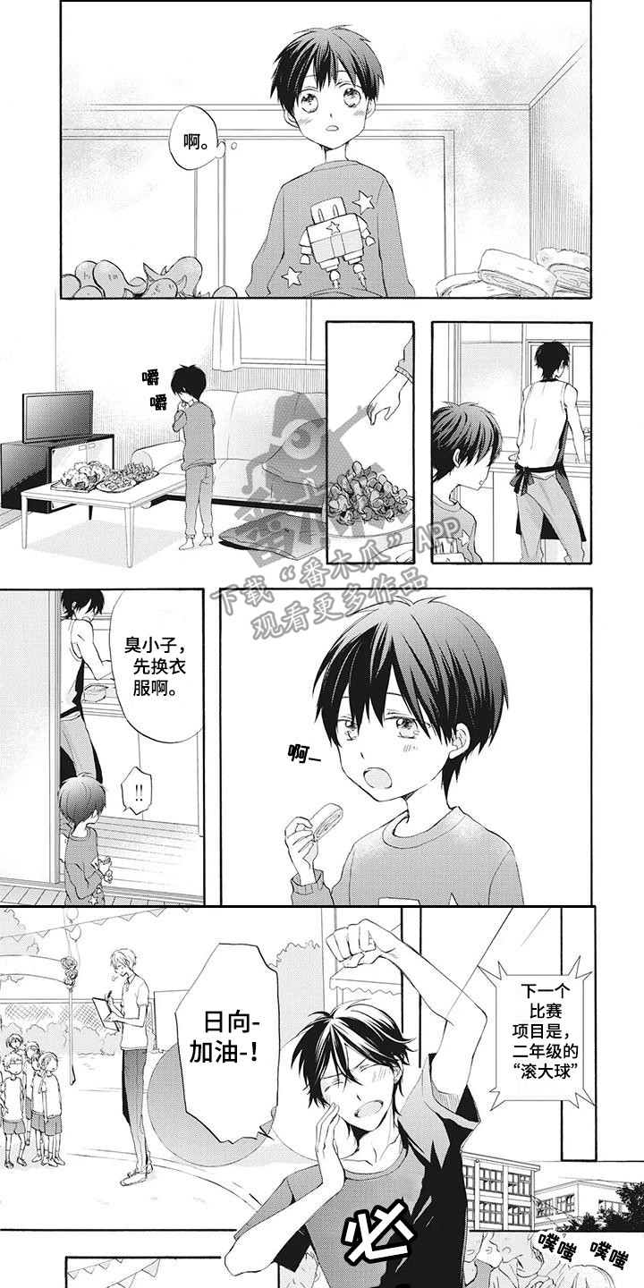 班上的暖男漫画,第6章：运动会1图