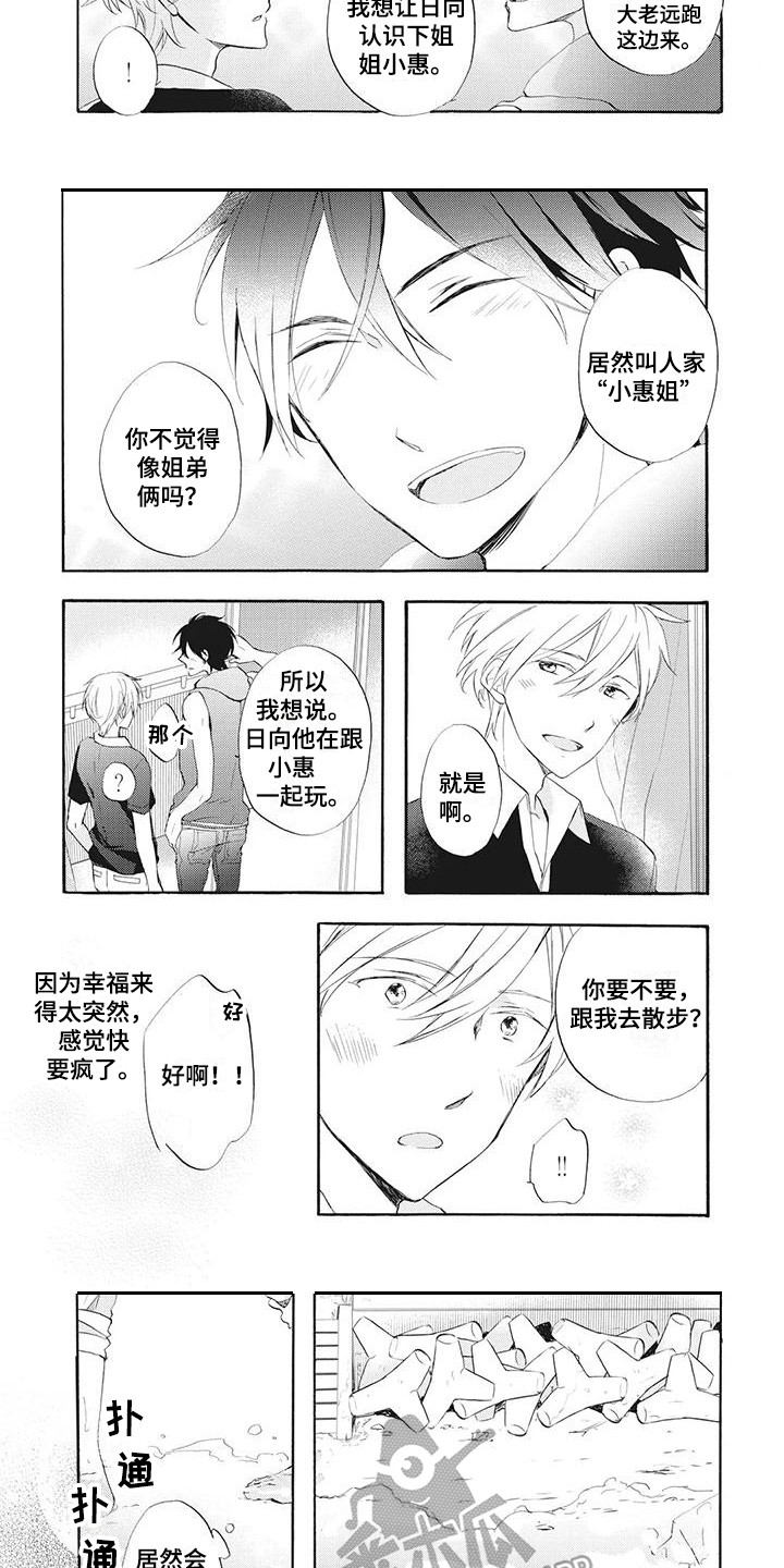 班级里的暖男漫画,第12章：散步3图