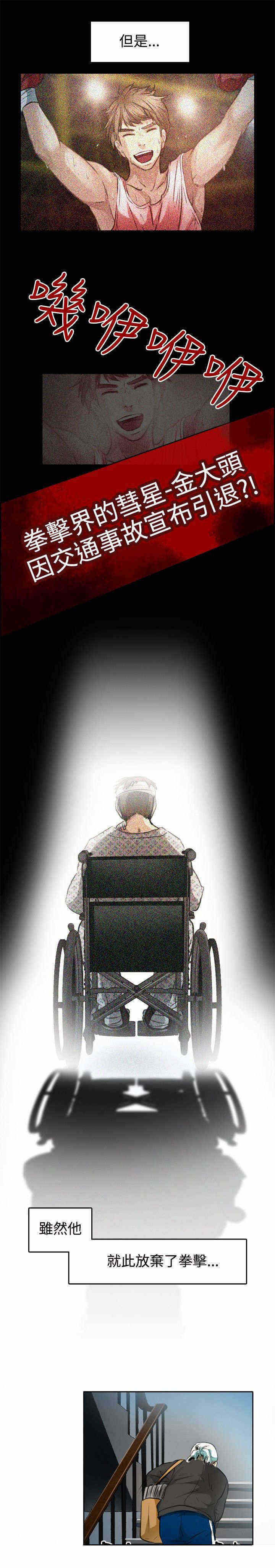 铁血征战拳坛漫画,第1章：昔日拳王3图