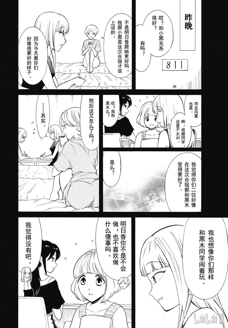 关于我不受欢迎怎么想都是你们的错漫画,丧175.5 不受欢迎兮合宿结束了 后篇4图