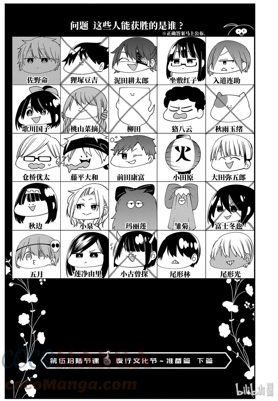 妖怪学校的新人教师超燃剪辑漫画,57 夜行文化节~准备篇 （下篇）3图
