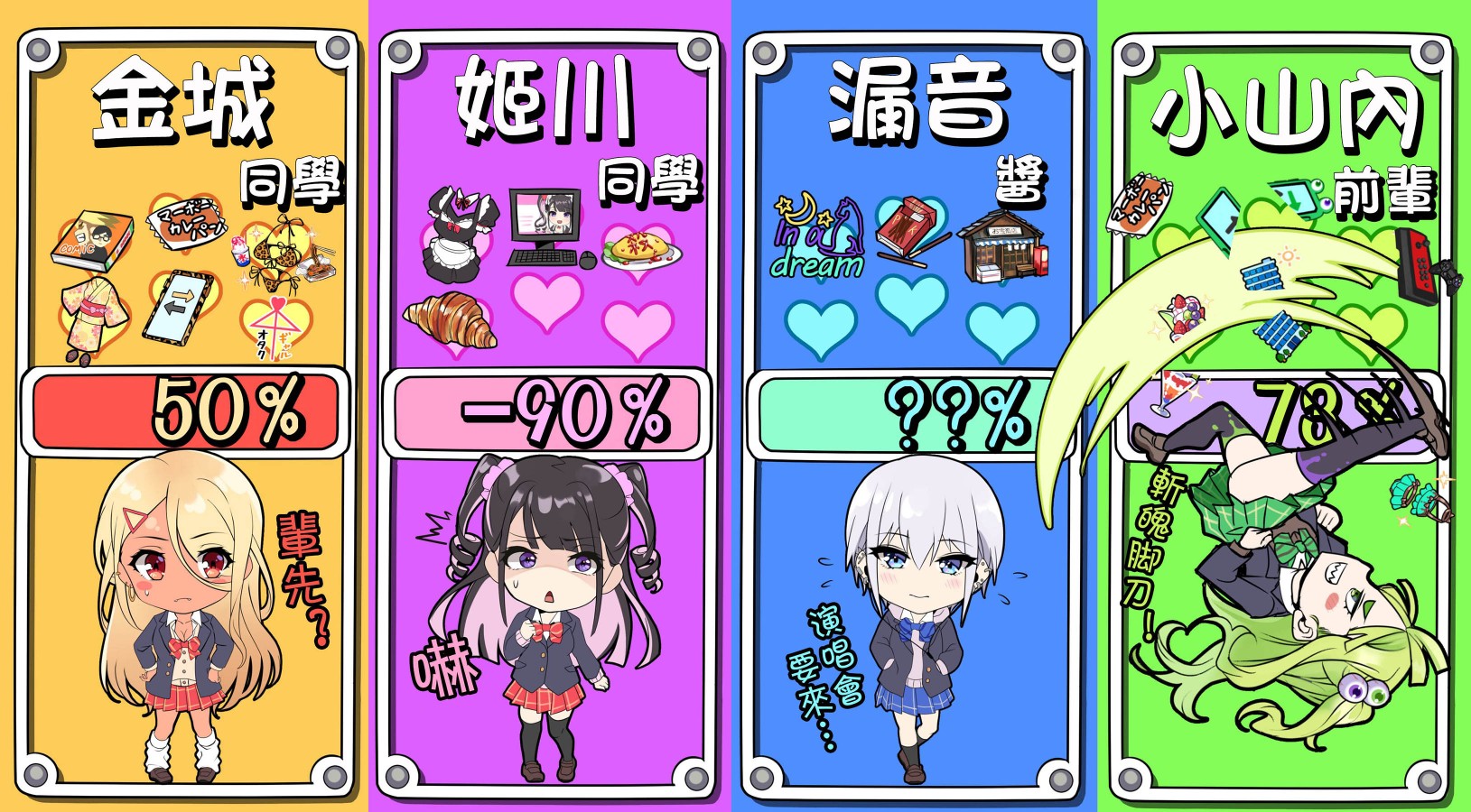 100天后会和死宅君交往的辣妹漫画,87话5图