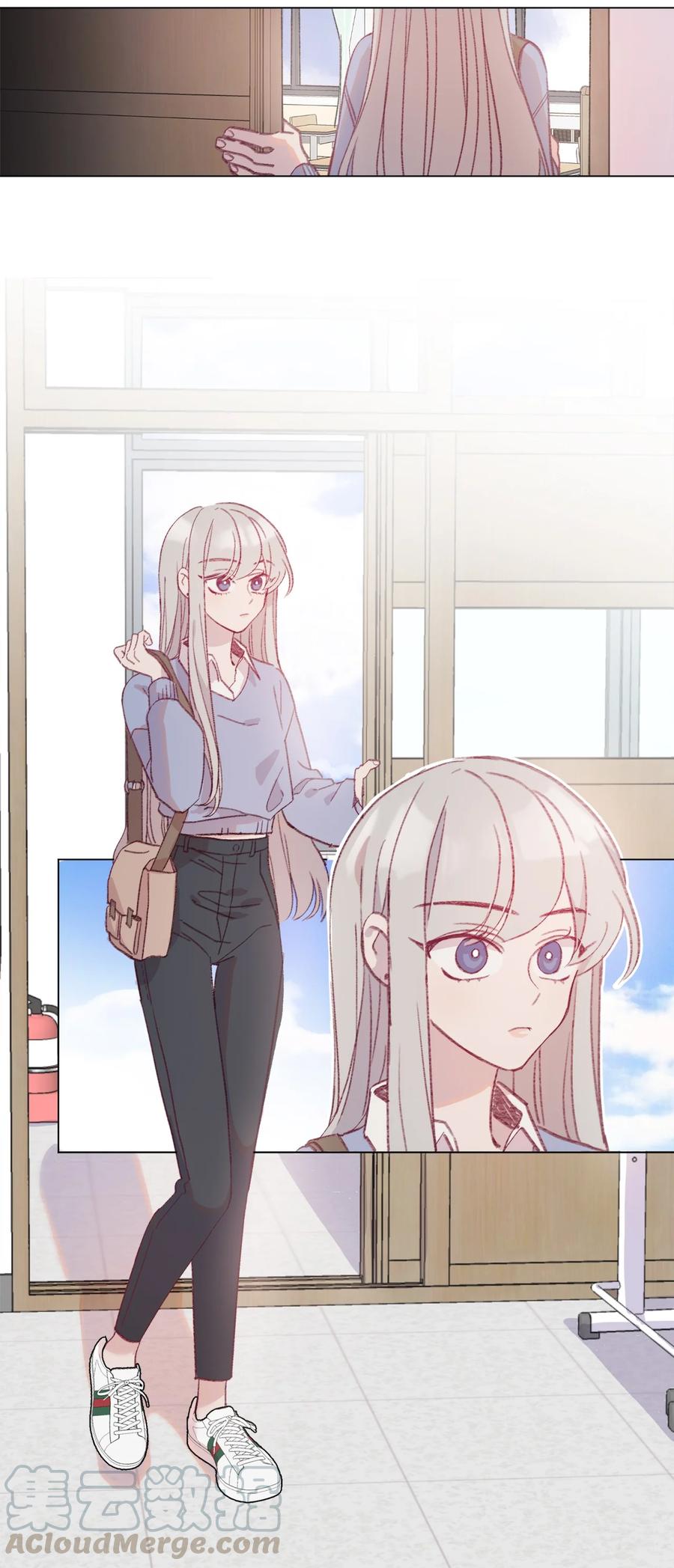 蘑菇汤功效漫画,45 长直发的她5图