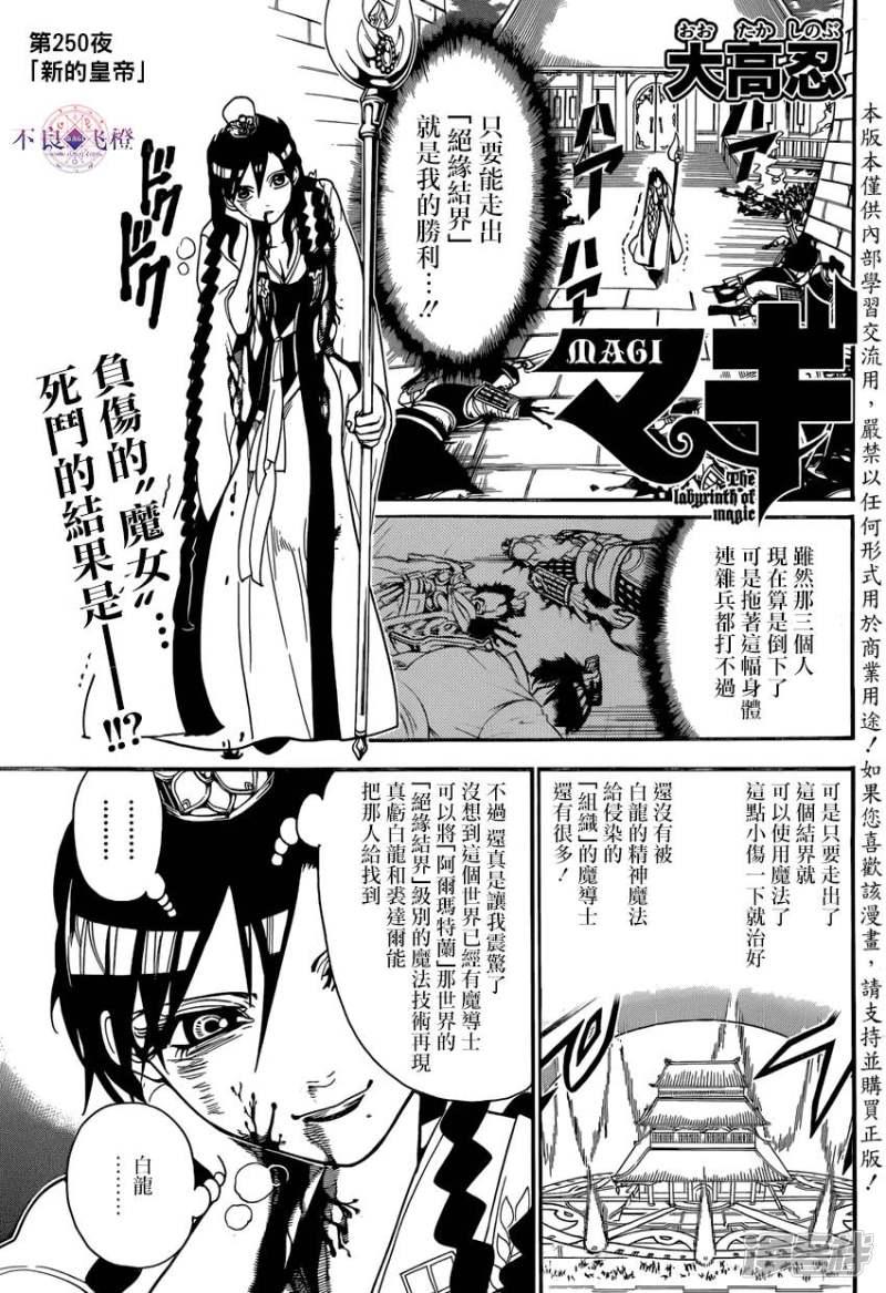 魔笛magi漫画下拉式漫画,第250话 新的皇帝2图