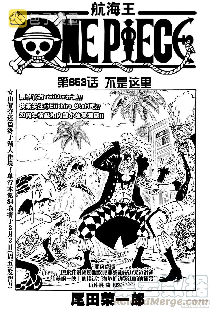 航海王免费完整版全集免费播放漫画,第853话 不是这里1图