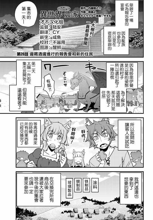 异世界悠闲农家角色介绍漫画,第26话1图