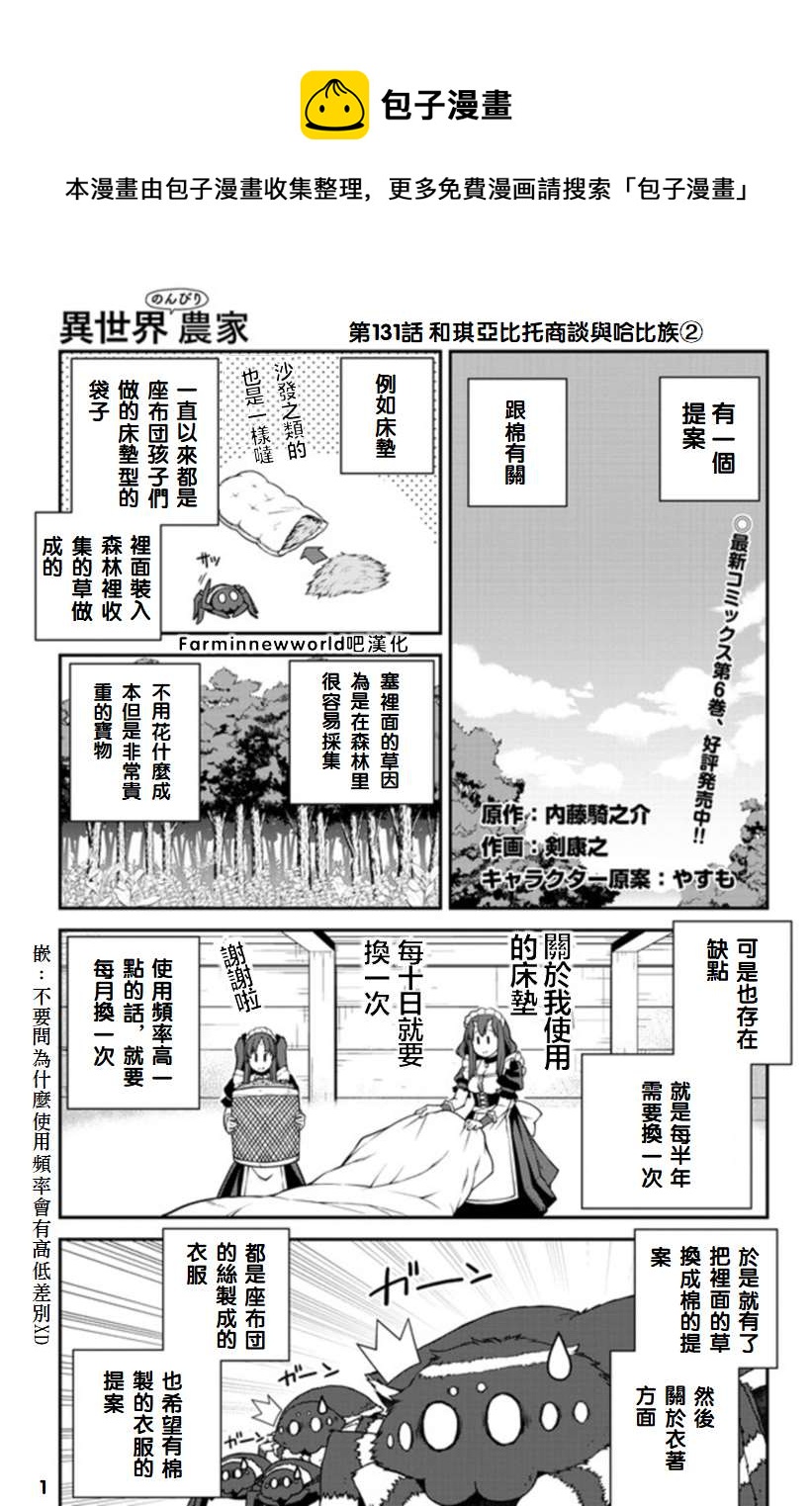 异世界悠闲农家角色介绍漫画,第131话1图
